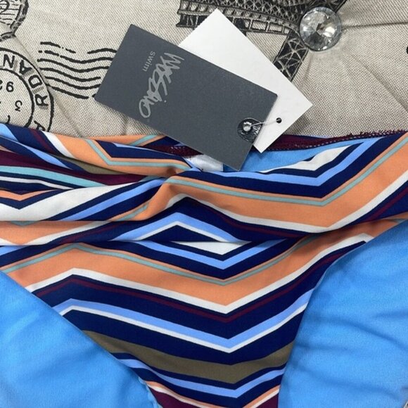 Mossimo Sash Waist Printed Bikini Bottoms - Picture 6 of 6